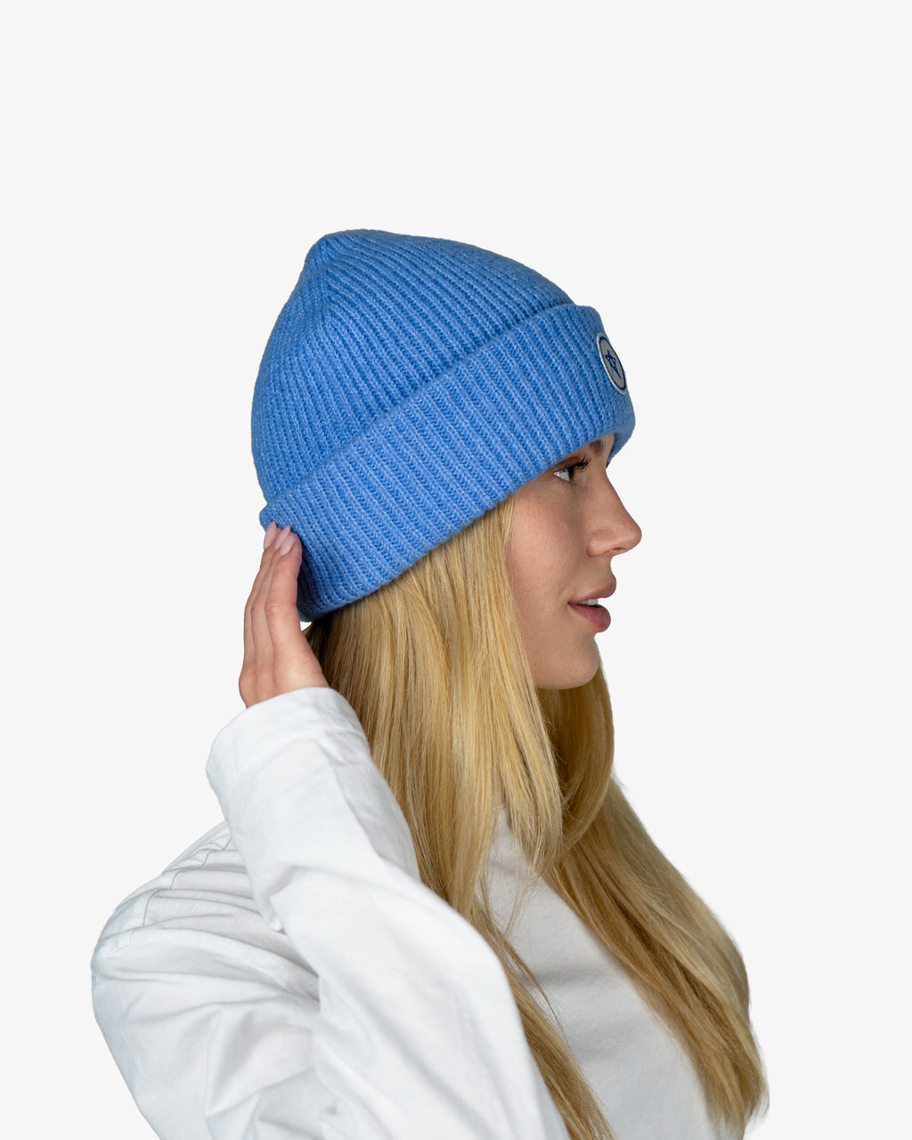 Pletená Čepice - modrá